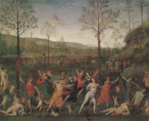Pietro Vannuci called il Perugino The Combat of Love and Chastity (mk05)